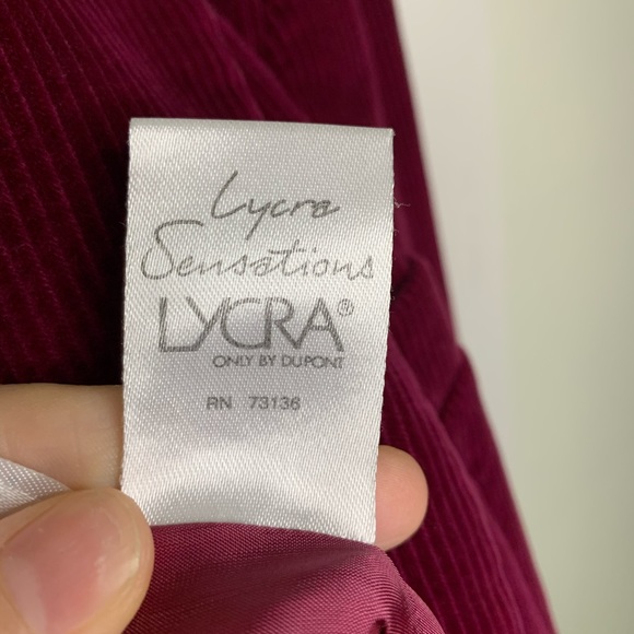 MaxMara Corduroy Velvet Jacket Blazer Plum 10 - Picture 14 of 14